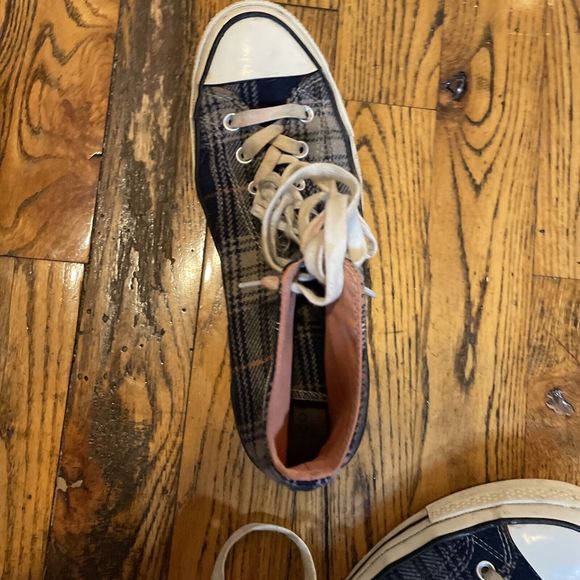 Converse All Star Chuck Taylor Plaid High Top Mens 10 Wmn 12 Rare - Picture 9 of 12